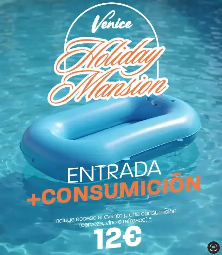 Holiday Mansion(Entrada + 1 consumición)